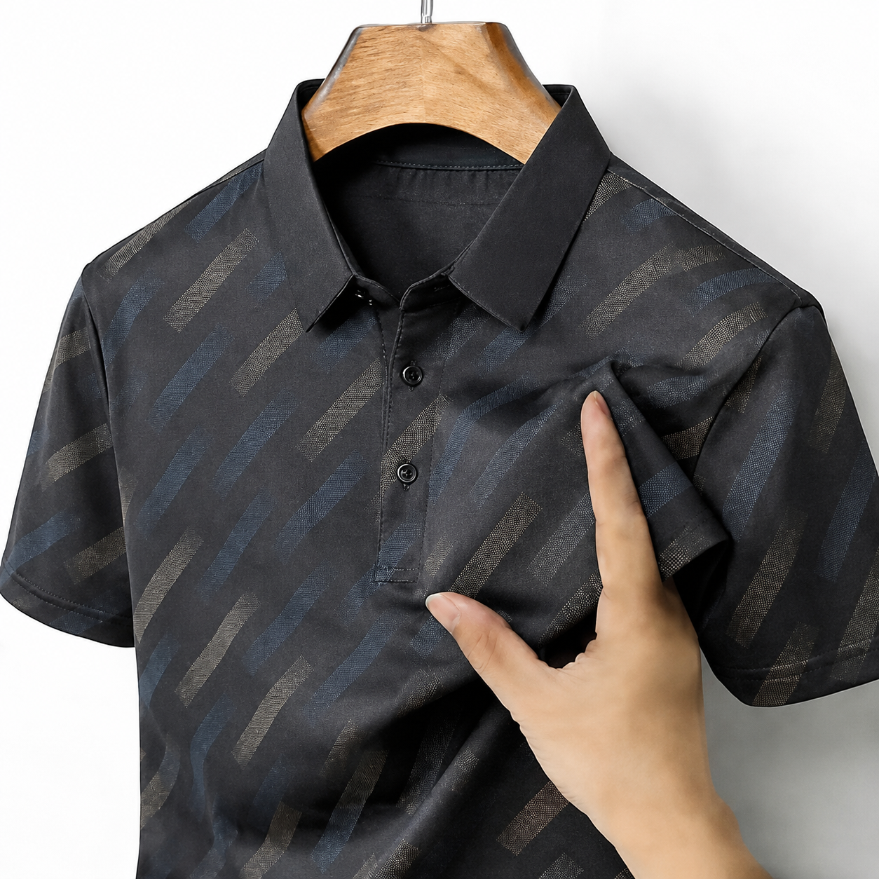 Arden Geometric Polo Shirt