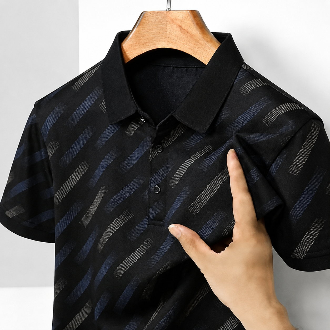 Arden Geometric Polo Shirt