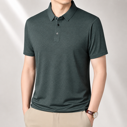 Preston Geometric Polo Shirt