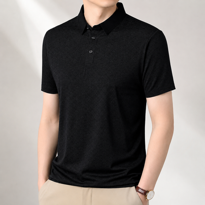Preston Geometric Polo Shirt