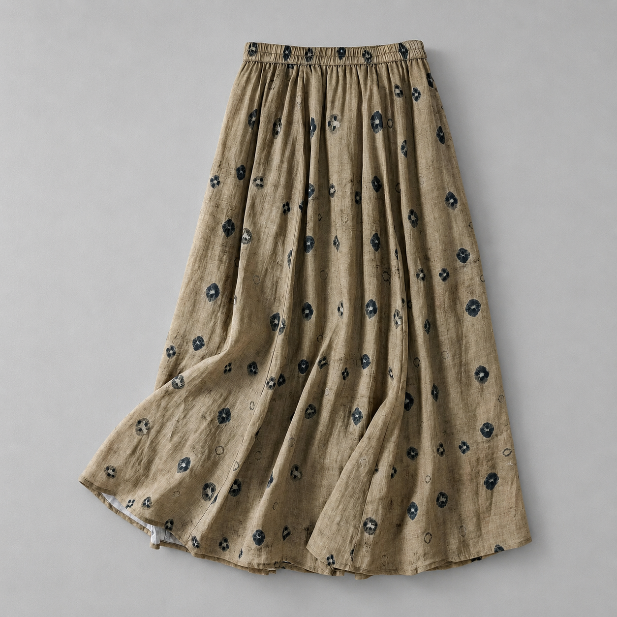 Dahlia Cotton Linen Maxi Skirt