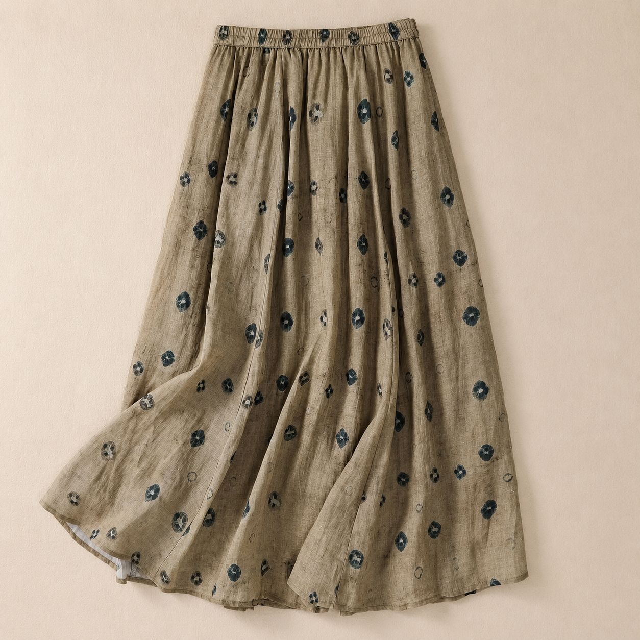 Dahlia Cotton Linen Maxi Skirt