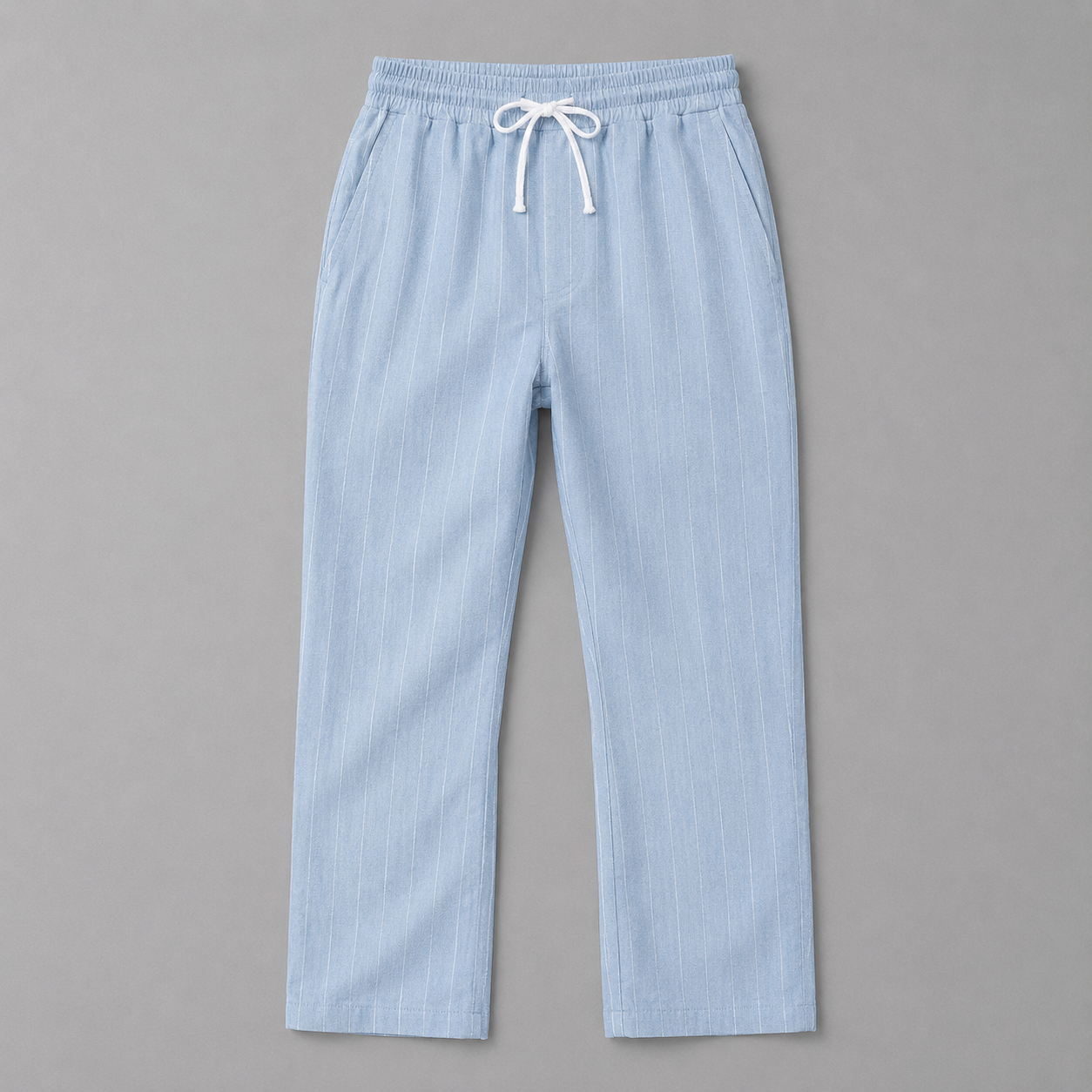Ellis Pinstripe Linen Pants