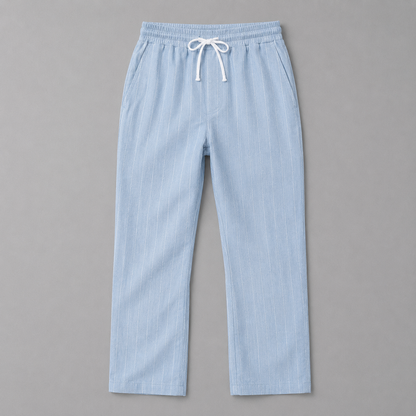 Ellis Pinstripe Linen Pants
