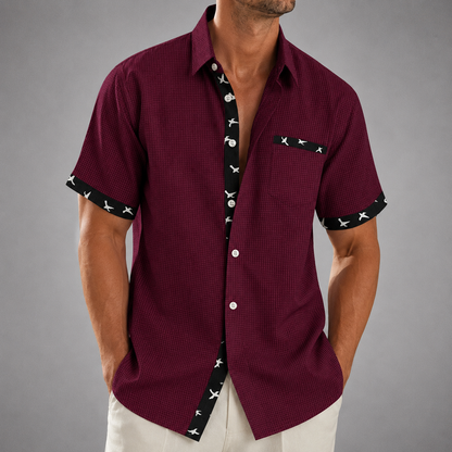 Valerio Waffle Knit Polo