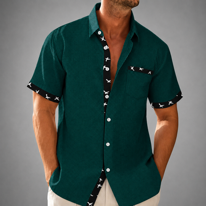 Valerio Waffle Knit Polo