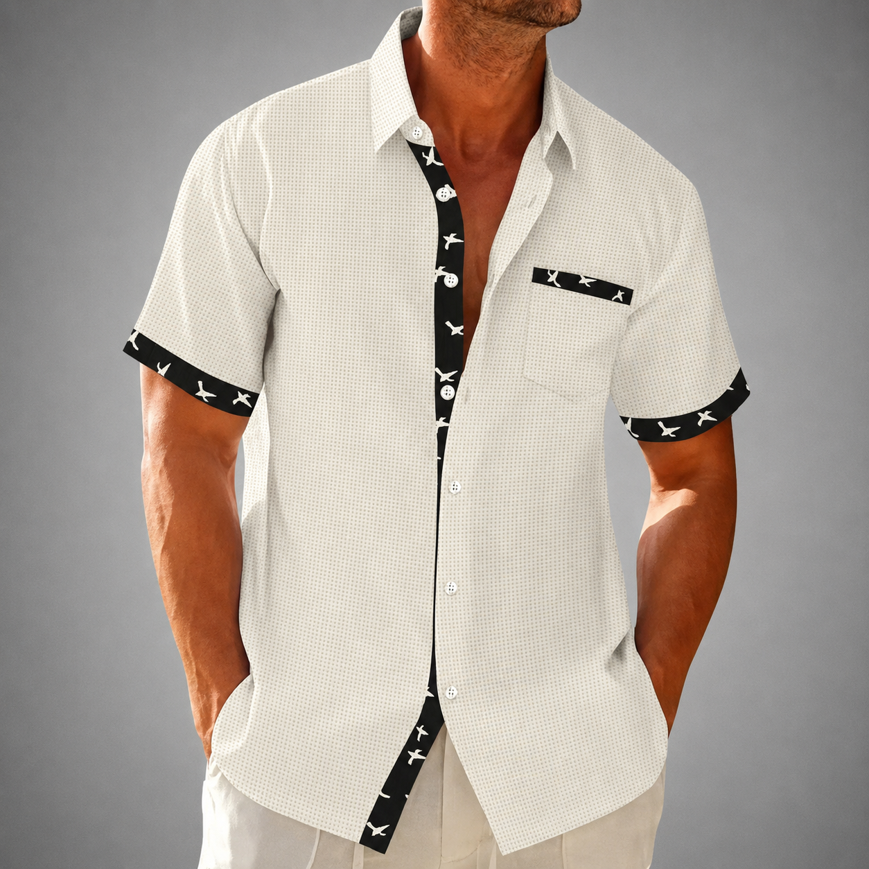 Valerio Waffle Knit Polo