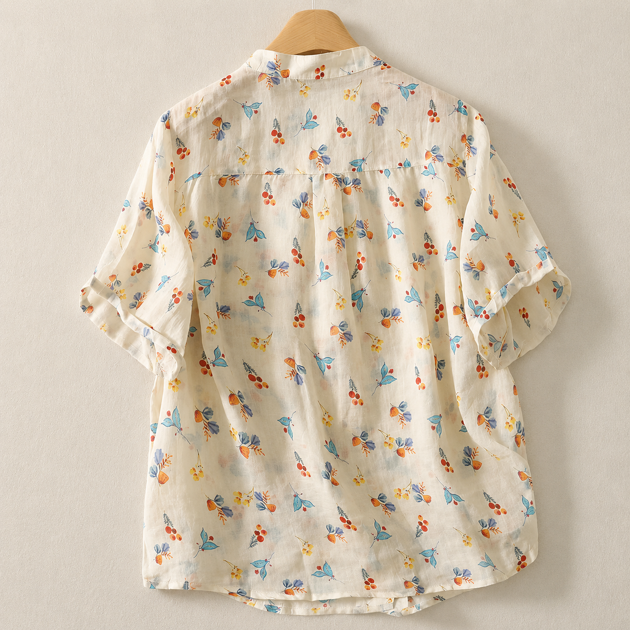 Roselle Cotton Linen Blouse