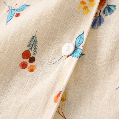 Roselle Cotton Linen Blouse