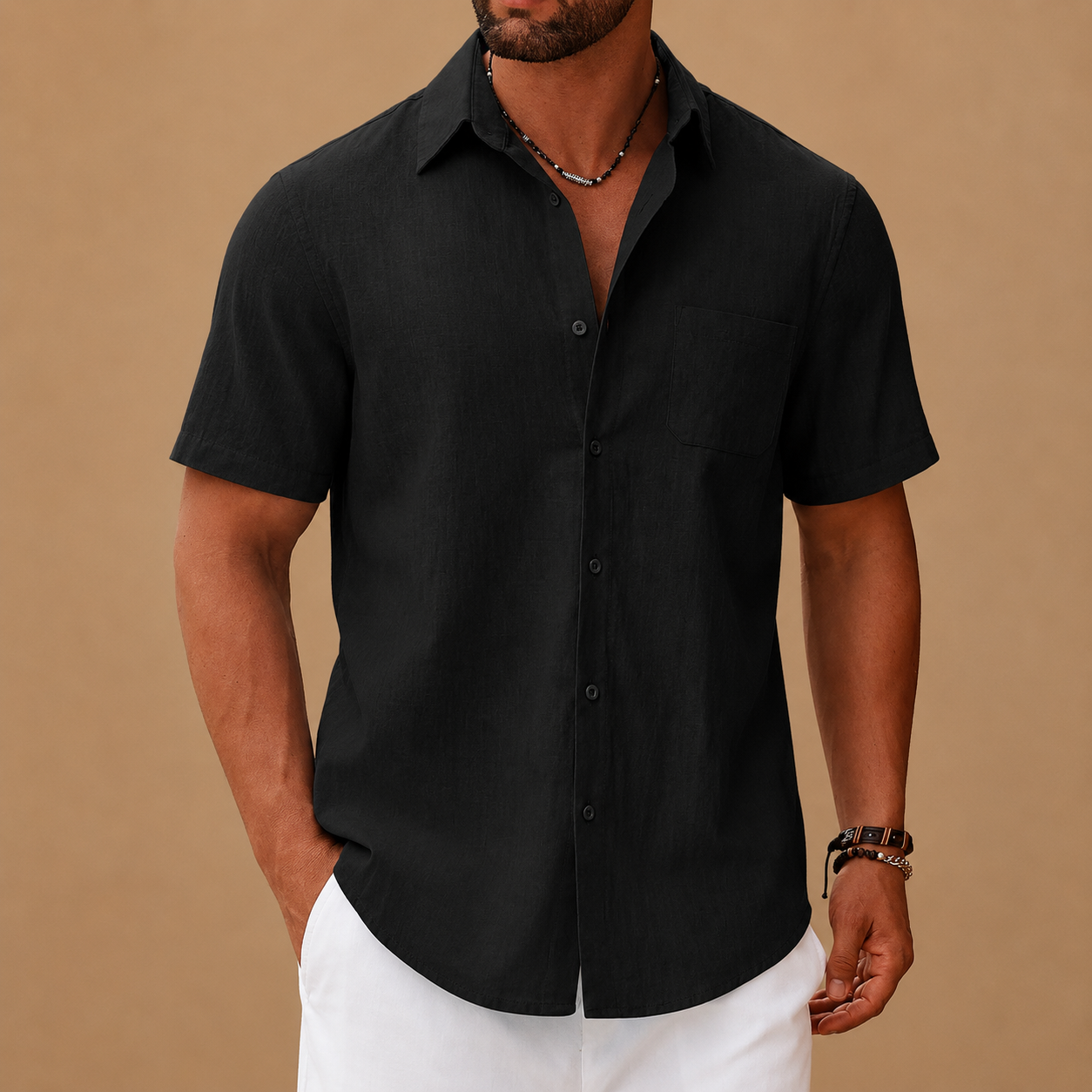 Ellis Cotton Linen Shirt