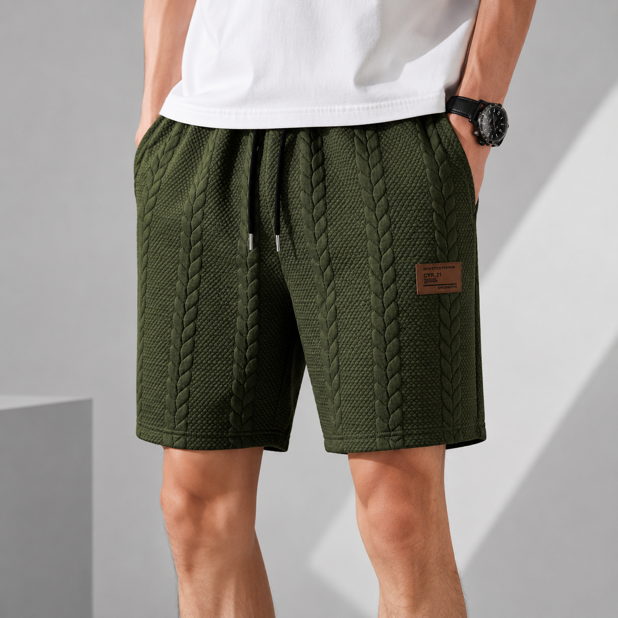 Hudson Cable Knit Shorts