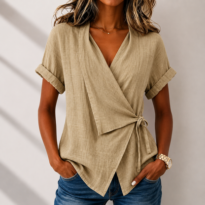 Celeste Wrap Blouse