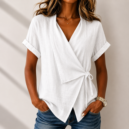 Celeste Wrap Blouse