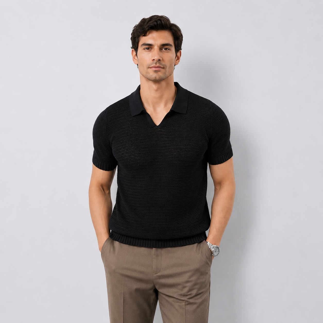 Giovanni Knit Polo Shirt