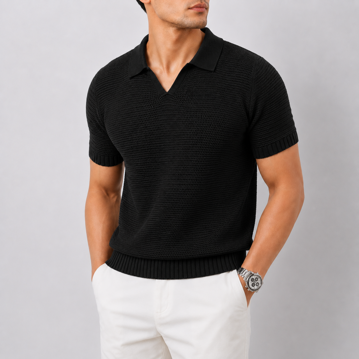 Giovanni Knit Polo Shirt