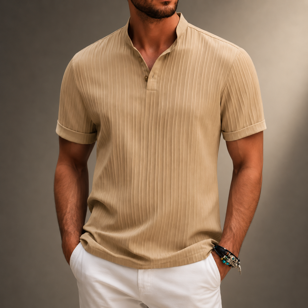 Luca Quick-Dry Henley Shirt