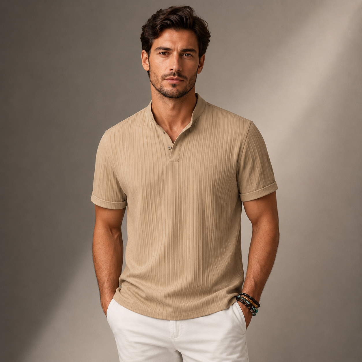 Luca Quick-Dry Henley Shirt