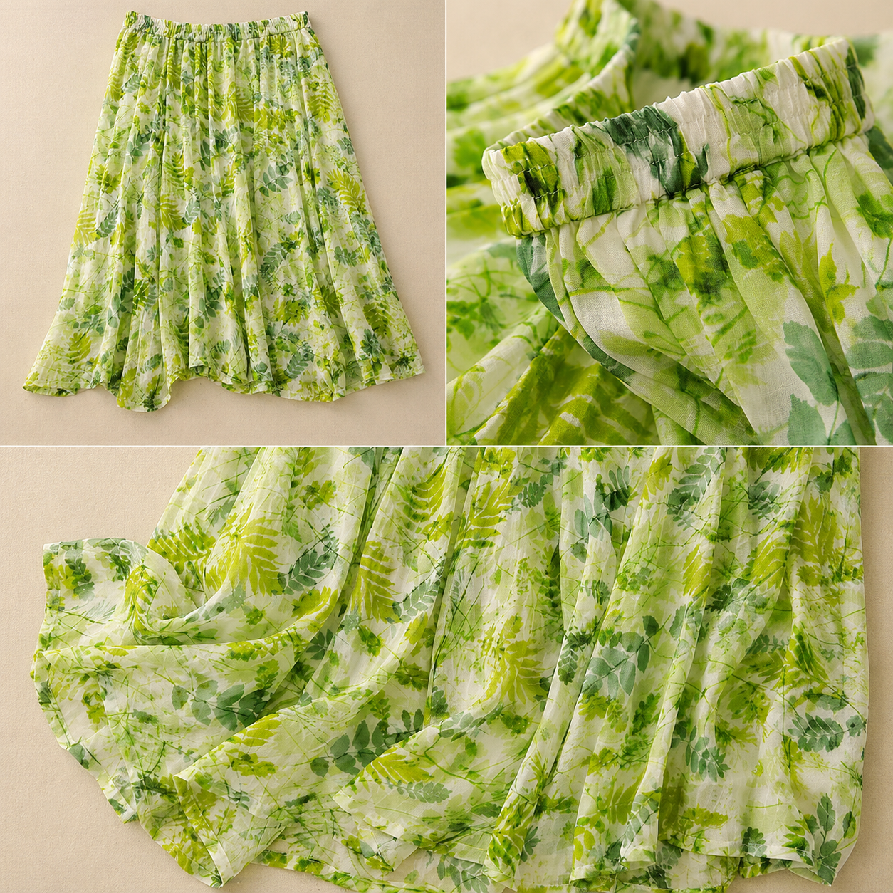Willow Botanical Midi Skirt