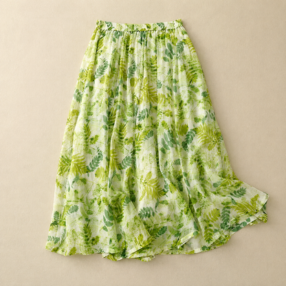 Willow Botanical Midi Skirt