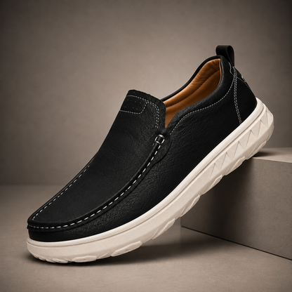 Knox Leather Slip-Ons