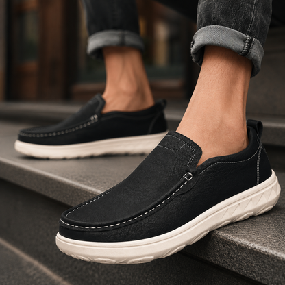 Knox Leather Slip-Ons
