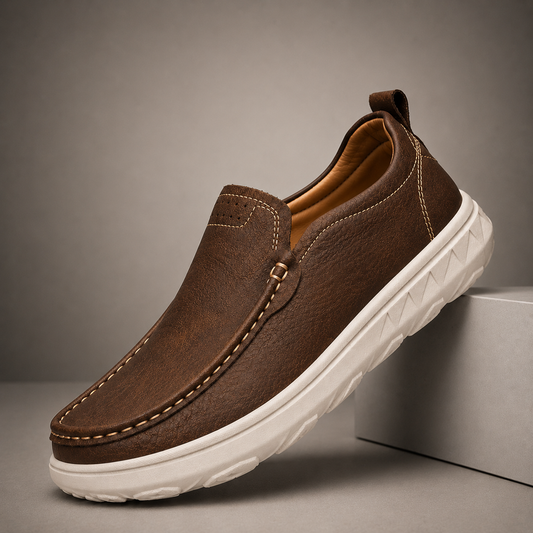 Knox Leather Slip-Ons