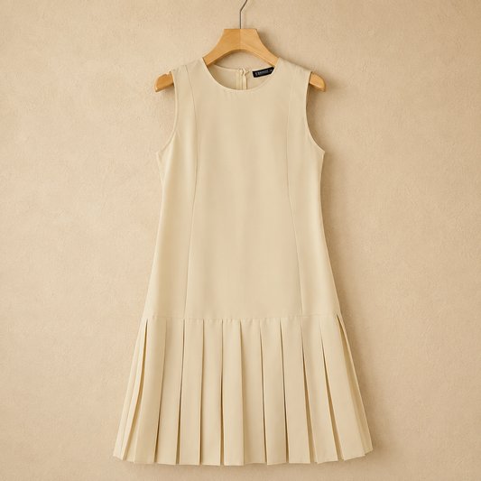 Aveline Pleated Midi Dress