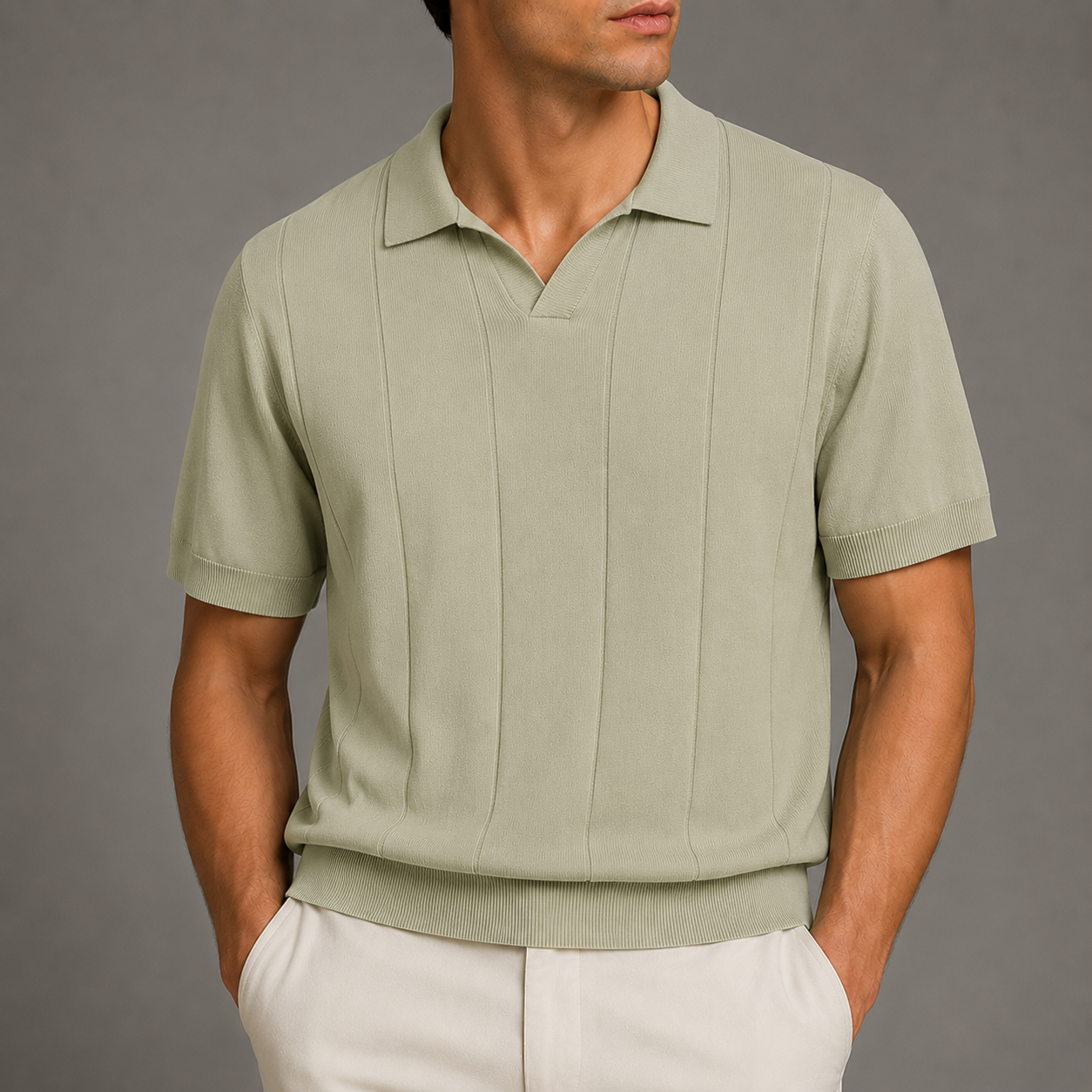 Santoro Knit Polo Shirt