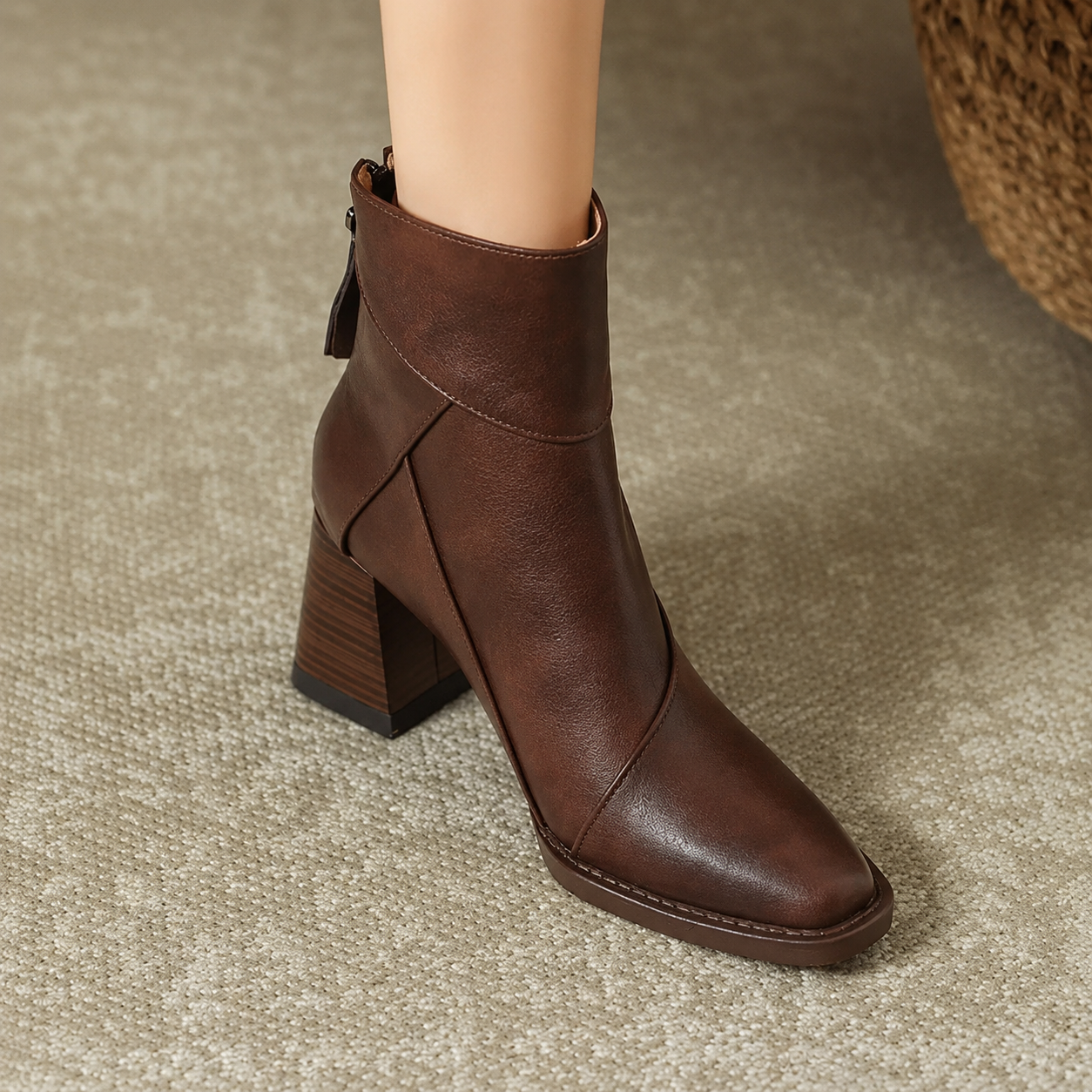 Adeline Leather Boots
