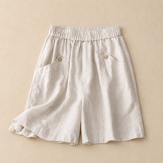 Noelle Cotton Linen Shorts