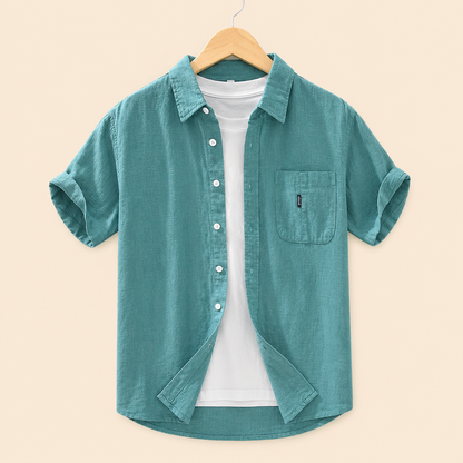 Elio Cotton Linen Shirt