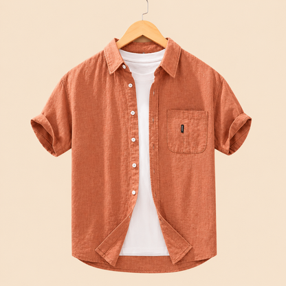 Elio Cotton Linen Shirt