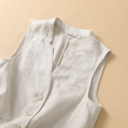 Mirelle Cotton Linen Vest