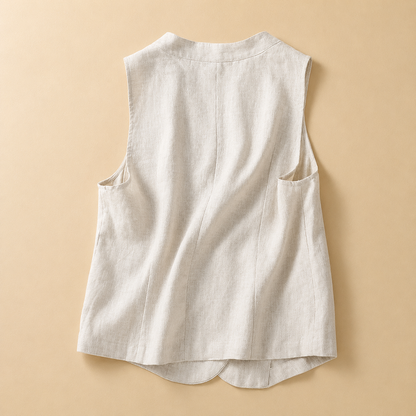 Mirelle Cotton Linen Vest