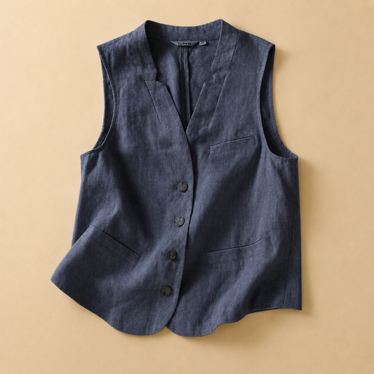 Mirelle Cotton Linen Vest