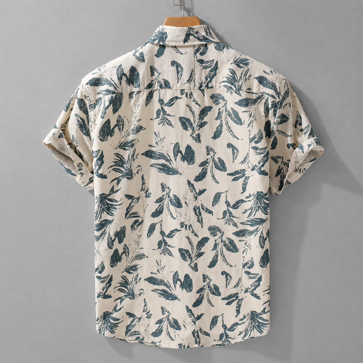 Solaro Tropical Cotton Linen Shirt