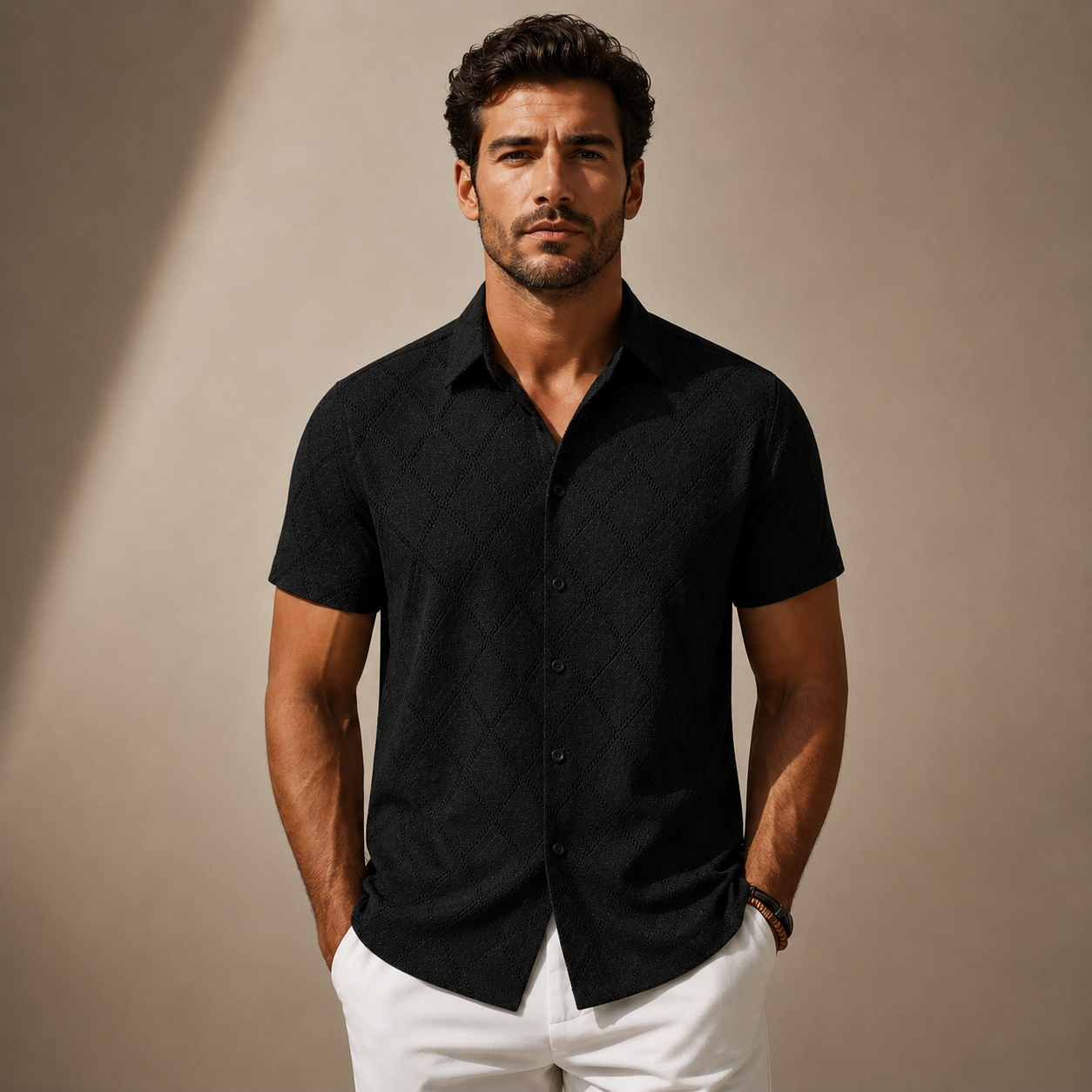 Capri Diamond Knit Shirt