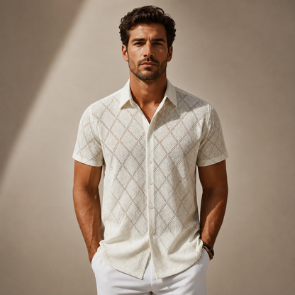 Capri Diamond Knit Shirt