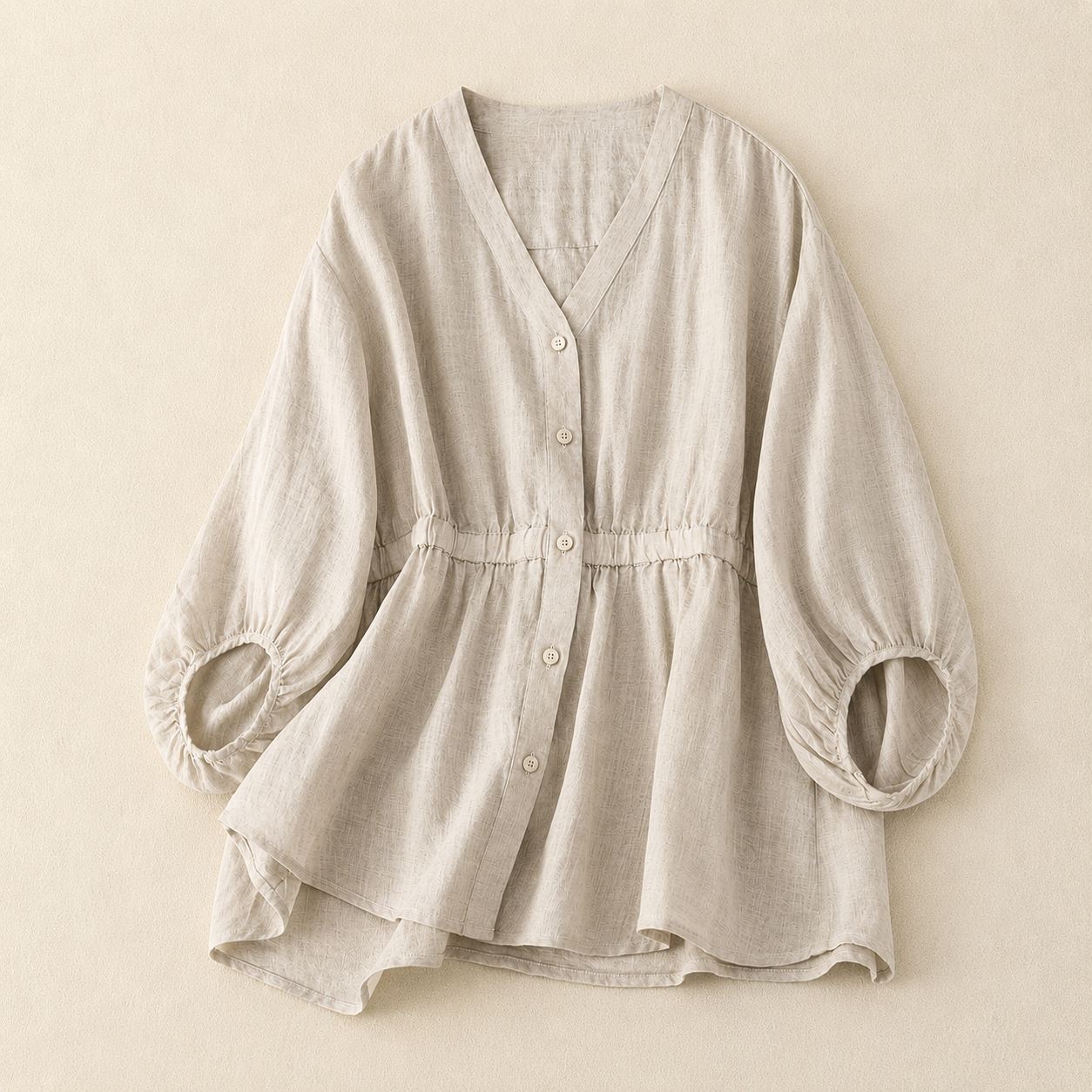 Aria Cotton Linen Blouse