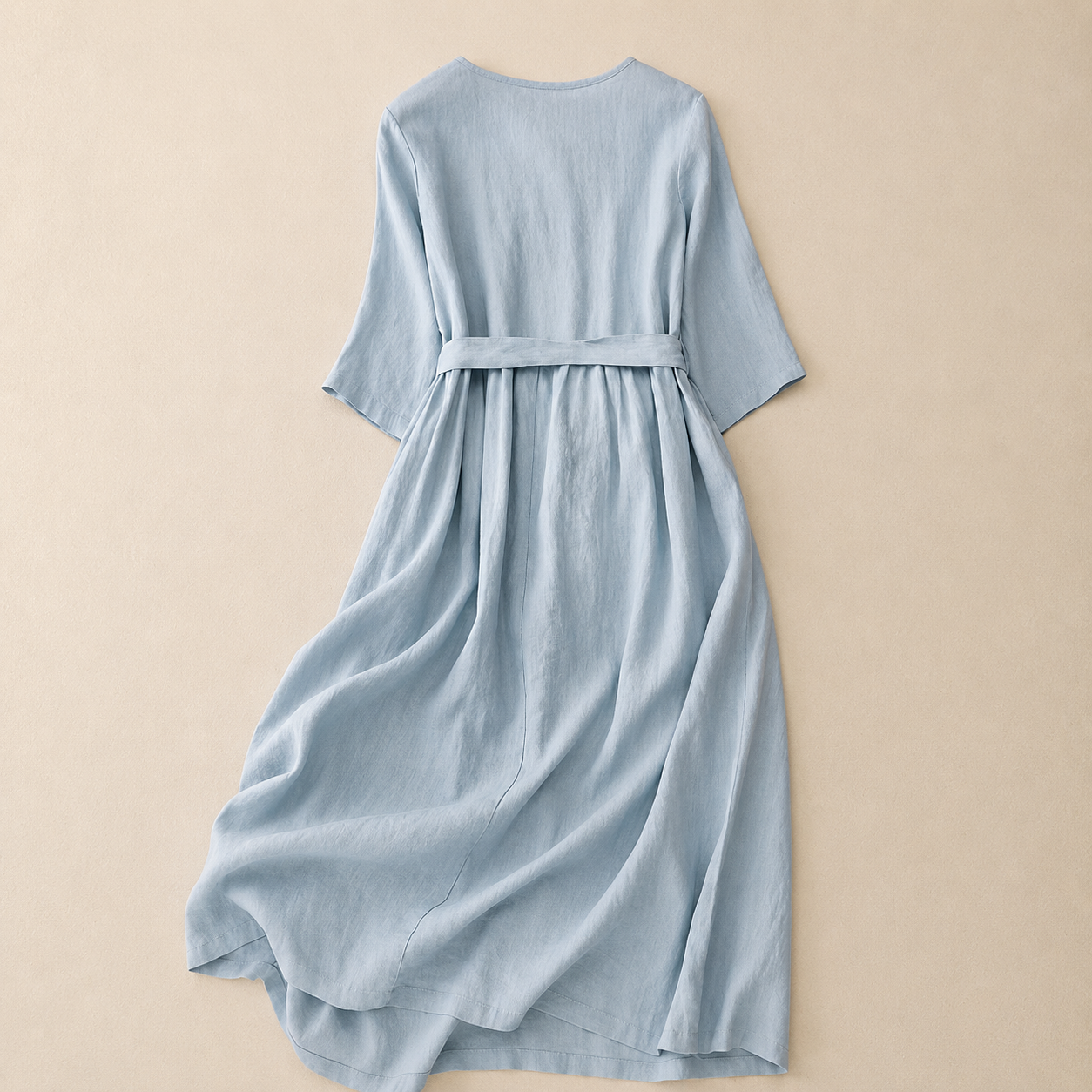 Delphine Cotton Linen Midi Dress