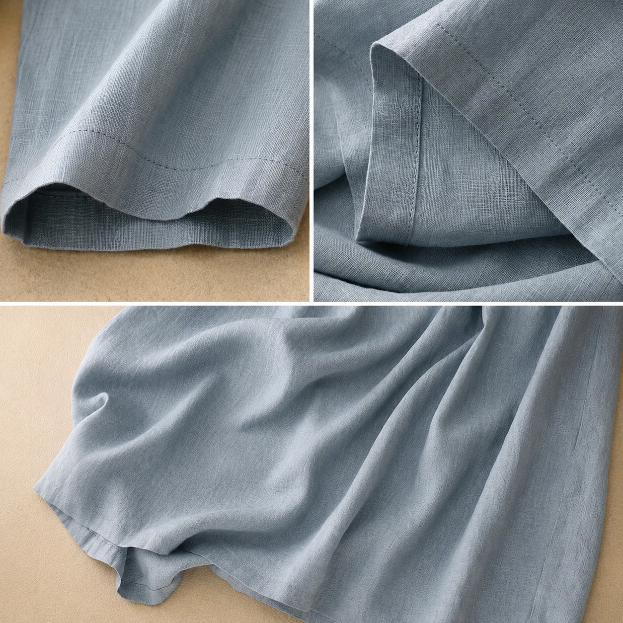 Delphine Cotton Linen Midi Dress