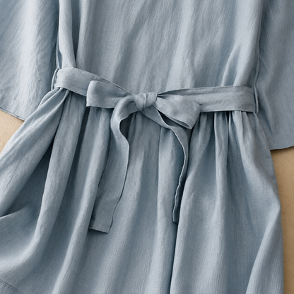 Delphine Cotton Linen Midi Dress
