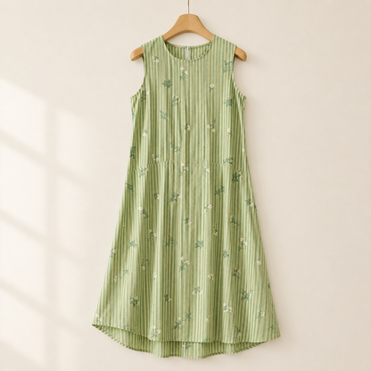 Willow Stripe Midi Dress