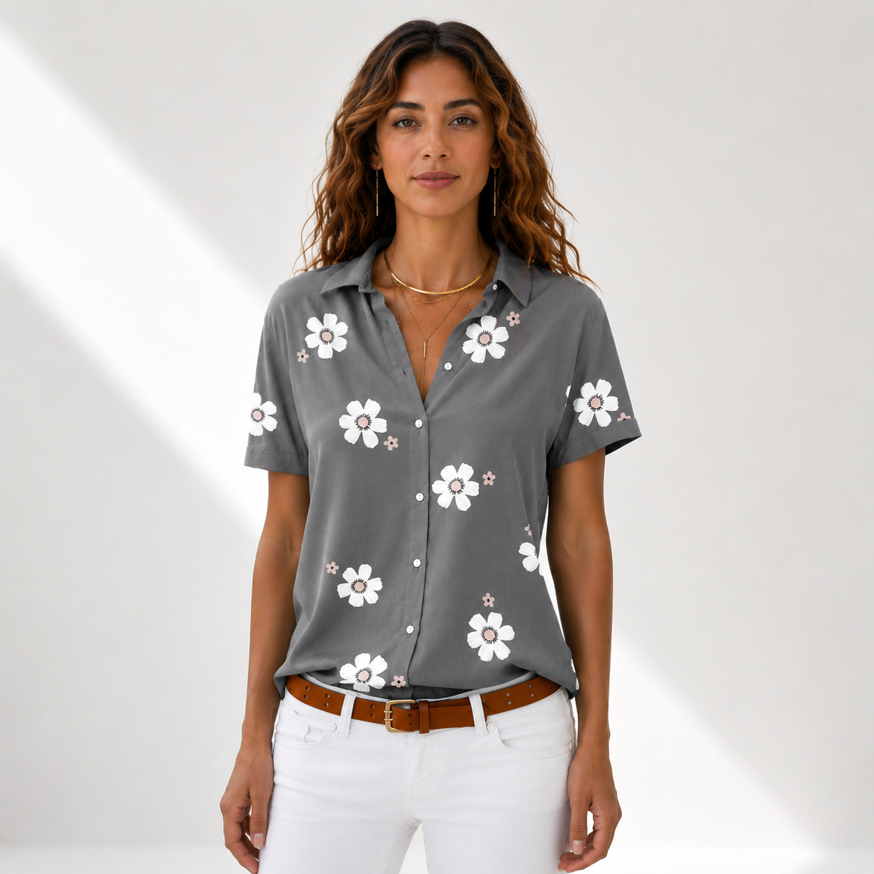 Amelie Floral Button Shirt