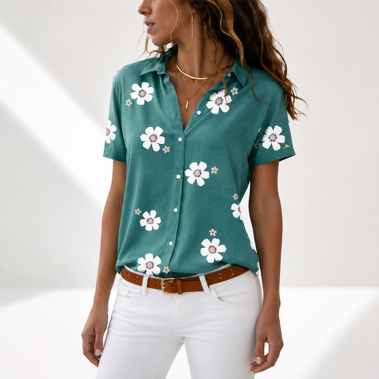 Amelie Floral Button Shirt