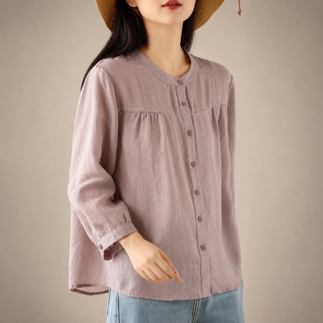 Liora Relaxed Cotton Top