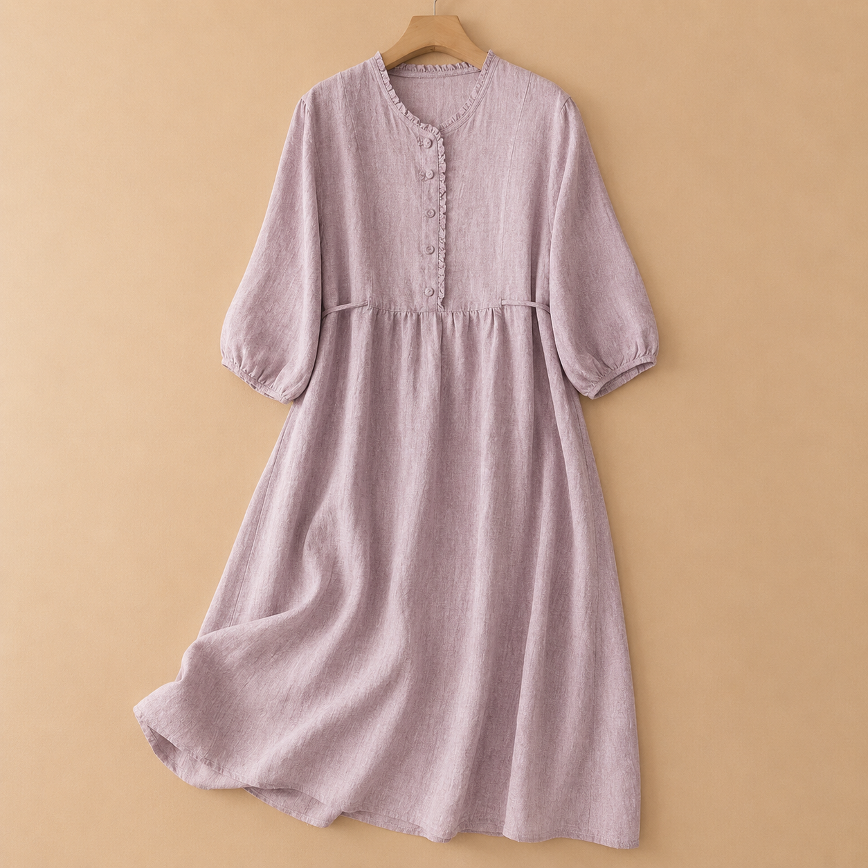 Evienne Relaxed Sleeve Midi Dress