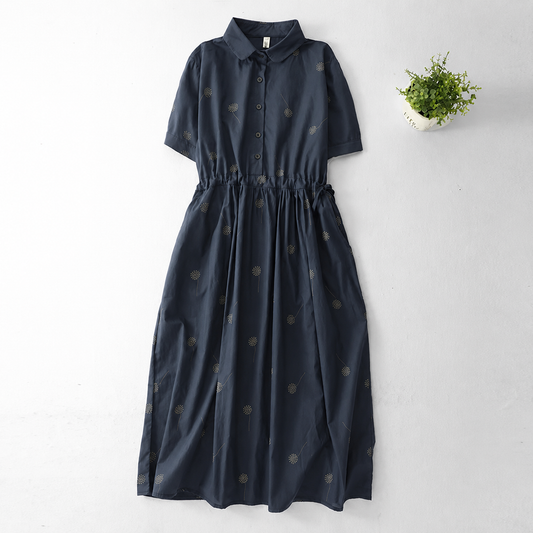 Elowen Botanical Midi Dress