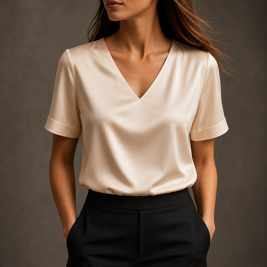 Audrey V-Neck Blouse