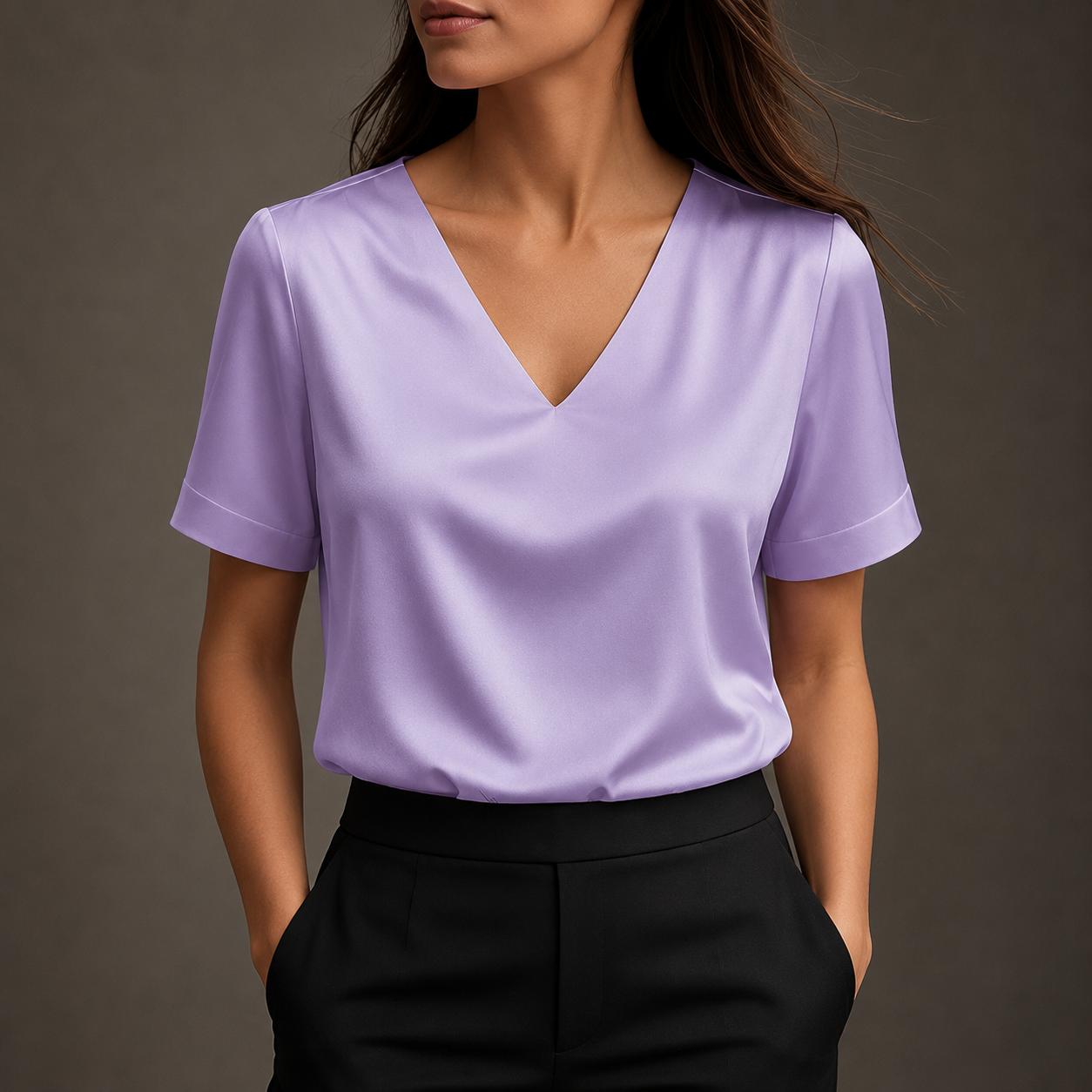 Audrey V-Neck Blouse